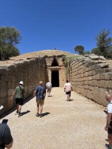 Purdue Students at Mycene, the ancient city of Agamemnon and Clitemnestra
